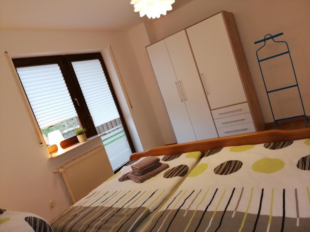 Ebenerdige Ferienwohnung Mit Grosser Terrasse In Der Naehe Des Waldes, Zum Wohlfuehlen Schoneck Esterno foto