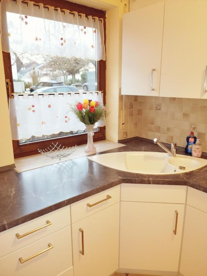 Ebenerdige Ferienwohnung Mit Grosser Terrasse In Der Naehe Des Waldes, Zum Wohlfuehlen Schoneck Esterno foto